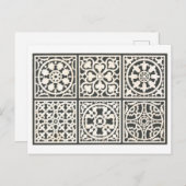  ontwerp voor Tegel Mozaïek Briefkaart (Voorkant / Achterkant)