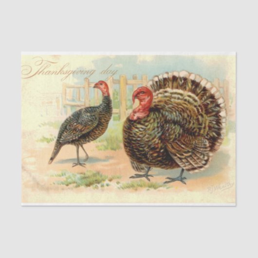  ontwerp voor Thanksgiving uit de Mix-reeks 19 Tissuepapier (Voorkant)