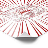  ontwerp voor tonijn foto afdruk (Hoek)