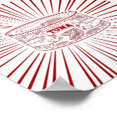 ontwerp voor tonijn poster (Hoek)