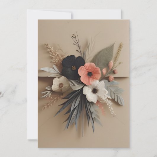 Ontwerp voor uitnodigingen voor aangepaste gebeurt (Voorkant)