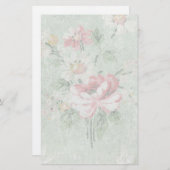  ontwerp voor vloeiende Rozen Briefpapier (Voorkant / Achterkant)