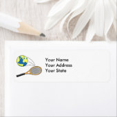 ontwerp voor wereldtennissport etiket (Insitu)