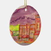 ontwerp voor zwarte bergkunst keramisch ornament (Rechts)