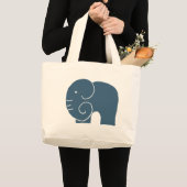 Ontwerp website Elephant Life Signature Grote Tote Bag (Voorkant (product))