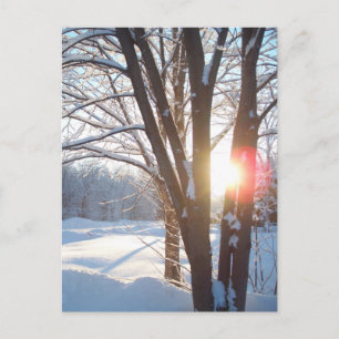 ontwerp WINTER SUNRISE Briefkaart