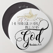 Ontwerp zelf of houd ronde button 6,0 cm (Voorkant /achterkant)