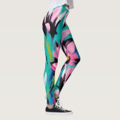Ontwerp zomerbloemen leggings (Rechts)