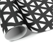 Ontwerp zwart en wit raster cadeaupapier (Rol Hoek)