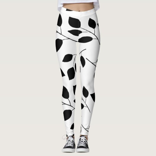 Ontwerpbladeren Leggings (Voorkant)