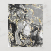 Ontwerpbrochure voor zwarte vloeistoffen flyer (Achterkant)