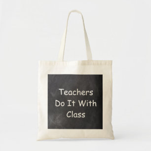 Ontwerpcadeau voor leerkrachten van klasse Chalkbo Tote Bag