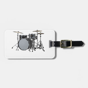 Ontwerpcadeaus en producten van "drumkit" bagagelabel