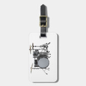 Ontwerpcadeaus en producten van "drumkit" bagagelabel (Voorkant verticaal)