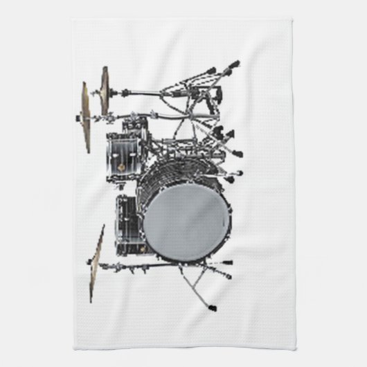 Ontwerpcadeaus en producten van "drumkit" theedoek (Verticaal)