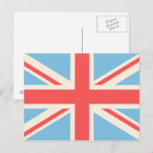 Ontwerpcrème voor vlag/aansluiting van de Unie, li Briefkaart (Voorkant / Achterkant)