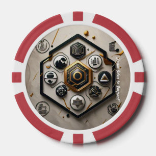 "Ontwerpen van de toekomst" Poker Chips