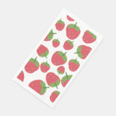 Ontwerpen van frambozenfruit servet (Hoek)