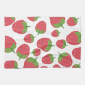 Ontwerpen van frambozenfruit theedoek (Horizontaal)