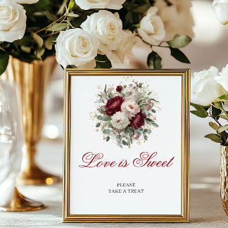 Ontwerper Boheemse Liefde is Zoete Bloem Teken Poster