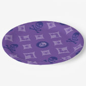 Ontwerper Halloween, Louis Skulls Papieren Bordje (Gekanteld)