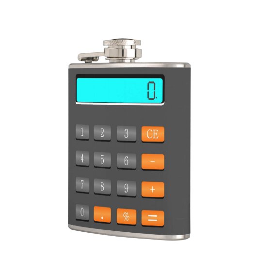 Ontwerper Heupkolf - Deze calculator werkt nooit! Heupfles (Links)
