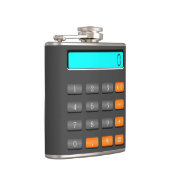 Ontwerper Heupkolf - Deze calculator werkt nooit! Heupfles (Rechts)