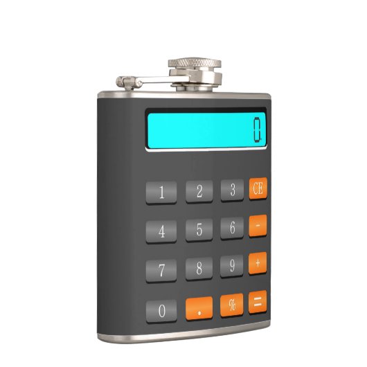 Ontwerper Heupkolf - Deze calculator werkt nooit! Heupfles (Rechts)