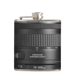 Ontwerper Hip Flask 7 Oz Nutcase - Camera Heupfles