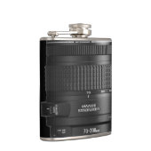 Ontwerper Hip Flask 7 Oz Nutcase - Camera Heupfles (Rechts)