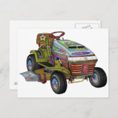 Ontwerper Lawnmower Briefkaart (Voorkant / Achterkant)