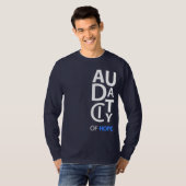 Ontwerper met lange hoes voor "Audacity" T-shirt (Voorkant volledig)