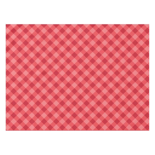 Ontwerper plaid patroon rood en roze tafelkleed (Voorkant (Horizontaal))