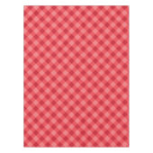 Ontwerper plaid patroon rood en roze tafelkleed (Voorkant)