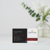 Ontwerper professioneel visitekaartje (Staand voorkant)