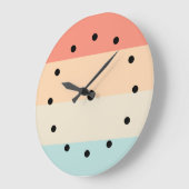 Ontwerper Stripes Pattern Kitchen Wall Declokken Grote Klok (Hoek)