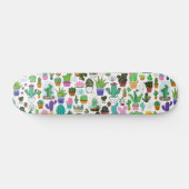 Ontwerper Succulent Plant Cactus Skateboard Deck (Horizontaal)