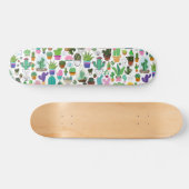 Ontwerper Succulent Plant Cactus Skateboard Deck (Horizontaal)