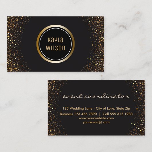 Ontwerper | van de Gebeurtenis van het huwelijk Visitekaartje (Voorkant / Achterkant)