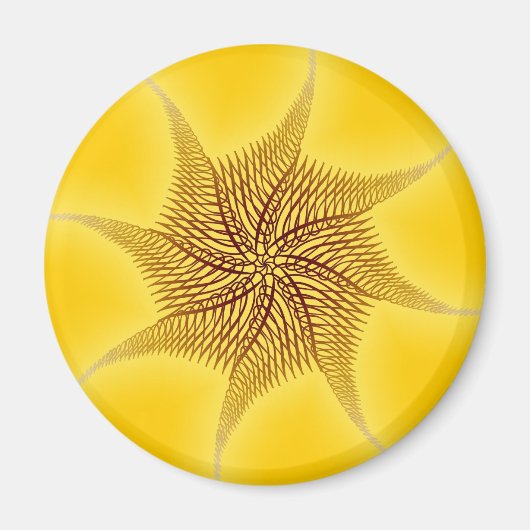 Ontwerpermotief: Abstract Patroon Magneet (Voorkant)