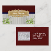 ONTWERPFOTOPROFIELKAARTEN VISITEKAARTJE (Voorkant / Achterkant)