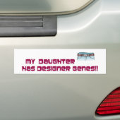 Ontwerpgenen Bumpersticker (Op auto)