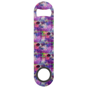 Ontwerpgroene, paarse waterverf speed flessenopener