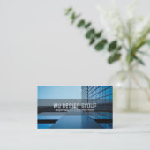 Ontwerpgroep van professionele architecten visitekaartje (Staand voorkant)