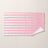 Ontwerphanddoek met roze bublegum Pleat driehoek Bad Handdoek (Handdoek)