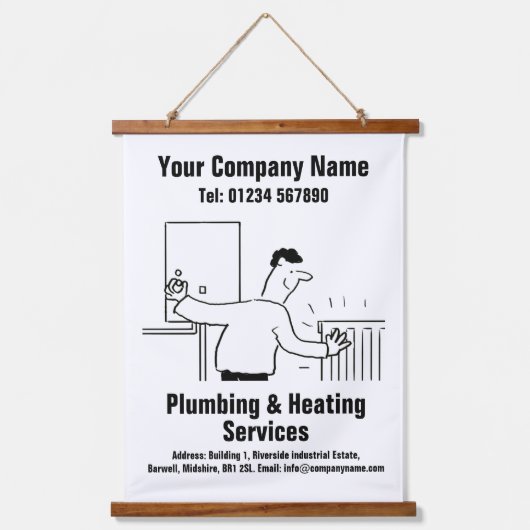 Ontwerphandleiding en verwarming Cartoon Hangend Wandkleed (Voorkant)