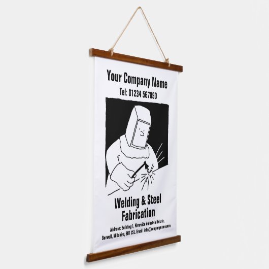 Ontwerphandvatten voor lassen en vervaardiging, Ca Hangend Wandkleed (Gebogen)