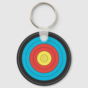Ontwerpjuwelen "Archery Target" Sleutelhanger