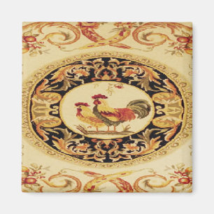 Ontwerpkaart voor Frans land & Hen Fridge Magnet Magneet