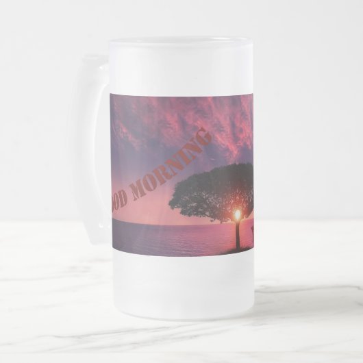 Ontwerpkoffie Matglas Bierpul (Voorkant links)